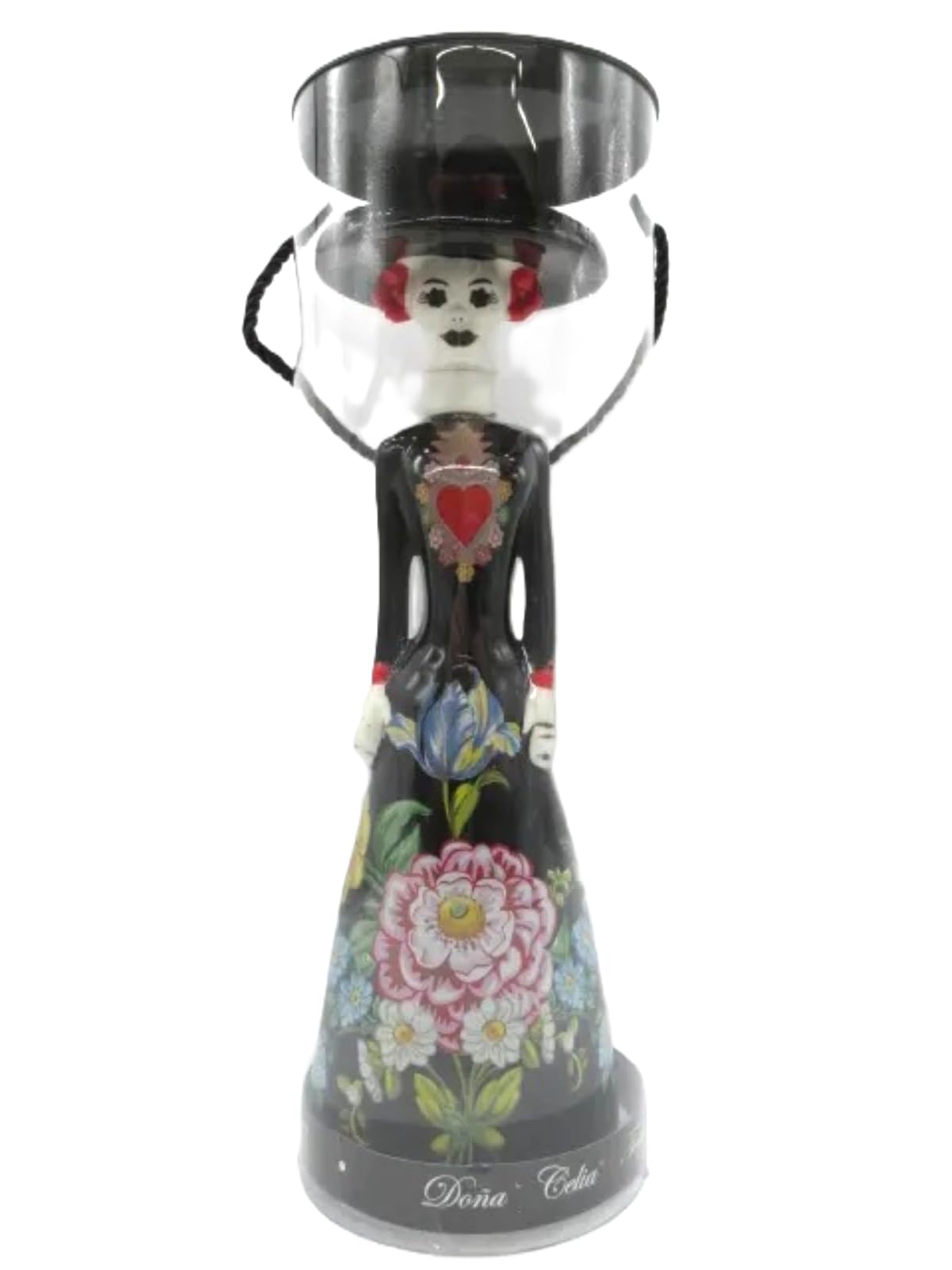 Amazon.co.jp: ドーニャ・セリア アネホ (ブラック) 装飾ガイコツ陶器